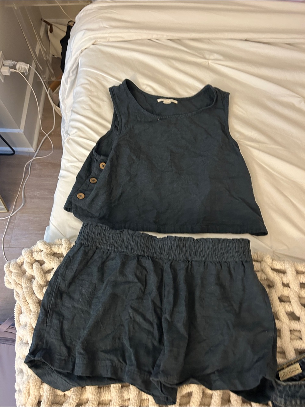 O'Neill Dark Teal Sleeveless Crop Top